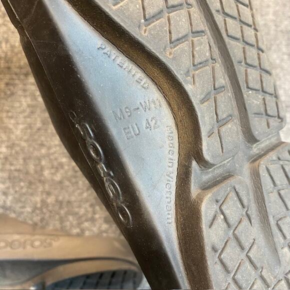 OOFOS OOahh Slide Recovery Sandals Black Slip On Mens Size 9 Womens Size 11 - Picture 6 of 7